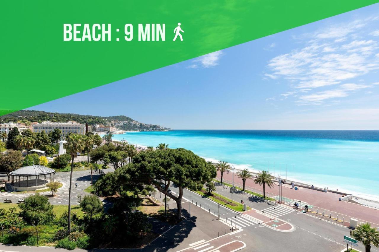 2 Bedroom - Hyper Center - Kitchen - Tramway - Balcony - Air Conditioner - Wifi Νίκαια Εξωτερικό φωτογραφία